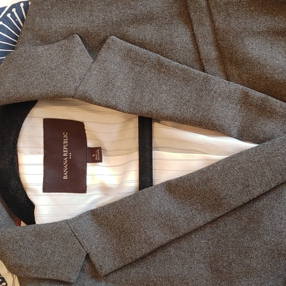 Banana Republic Blazer Size 6 Grey - Picture 3 of 3